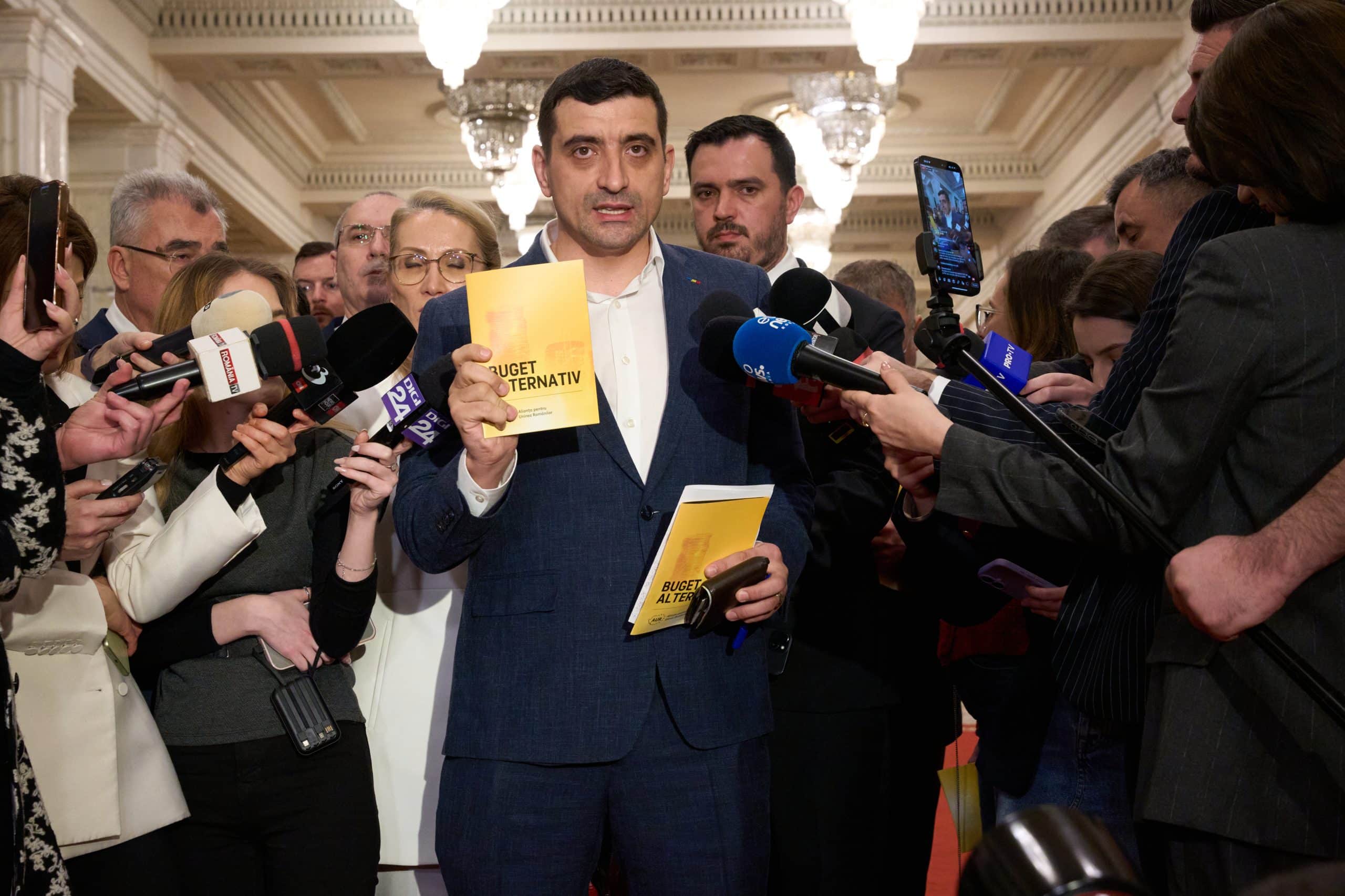 George Simion, președintele AUR: „AUR votează în interesul românilor!”